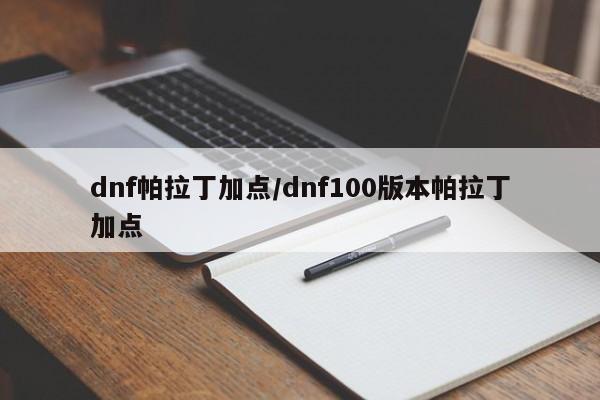dnf帕拉丁加点/dnf100版本帕拉丁加点